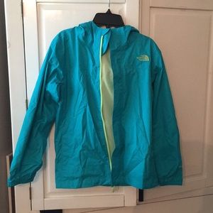 Girls northface rain jacket